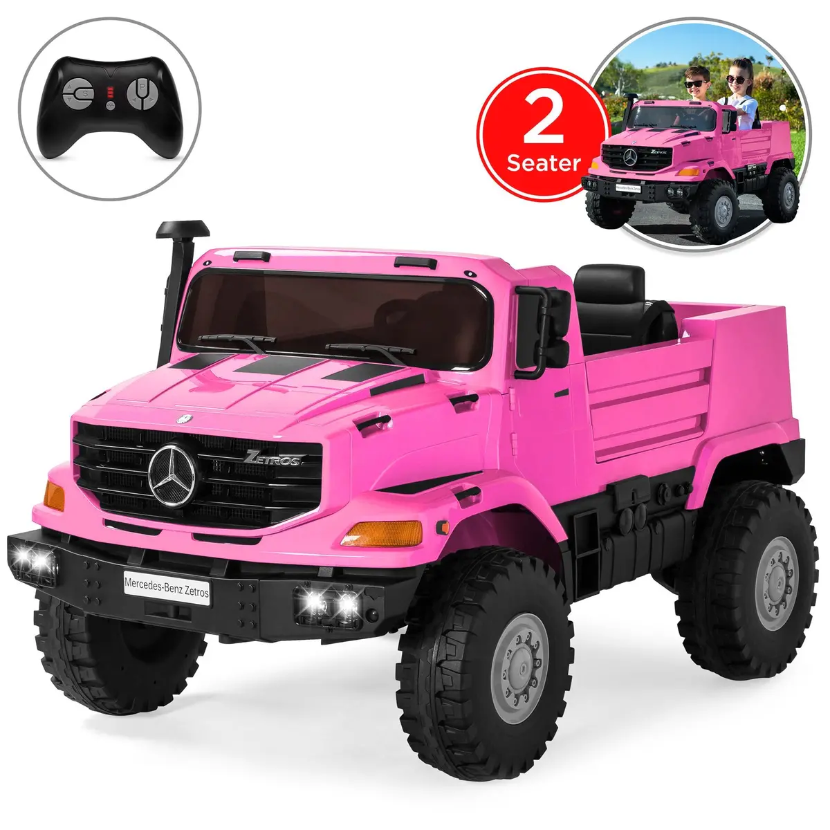 Kids 24V 2-Seater Mercedes-Benz Ride-On Suv Truck W/ Remote Control 1