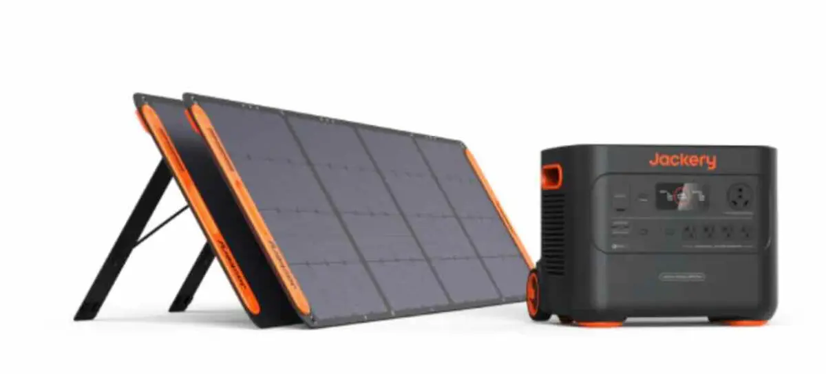 Jackery Explorer 3000 V2 Portable Power Station + 2*Solarsaga 200 (New) 1