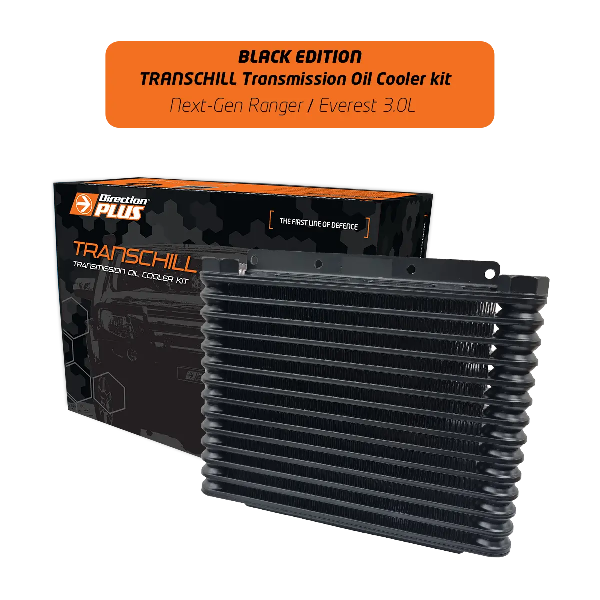 Transchill Arctic Black Transmission Cooler Kit Ford Next Gen Ranger / Everest 3L V6 1