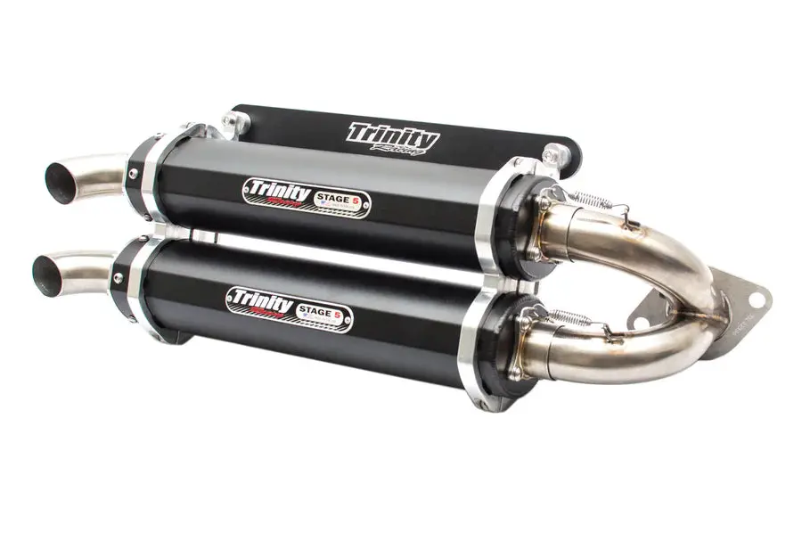 Trinity Racing Rzr Xp 1000 Slip On Tr-4118S-Bk 1