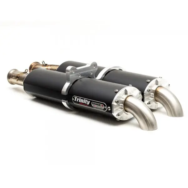 Trinity Racing Dual Slip-On Exhaust System - Wildcat 1000/X/4 1