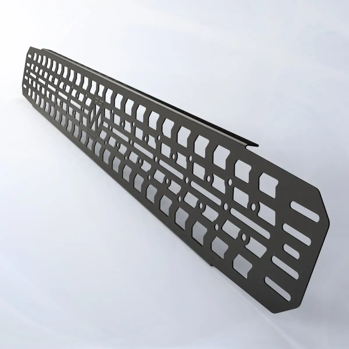 Xbrs Tread Molle Plate - Stainless Steel Black 6" X 48" 1