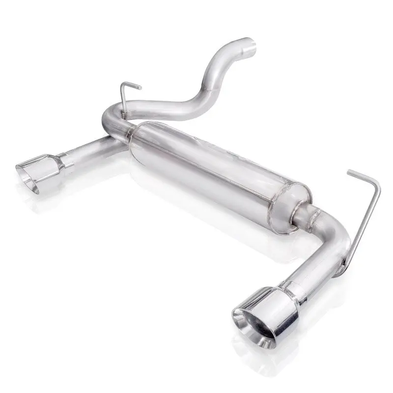 Stainless Works 2.5-Inch Axle-Back Exhaust System – 304 Stainless Steel, Factory-Connect Design For Jeep Wrangler Jl (2018+) 1