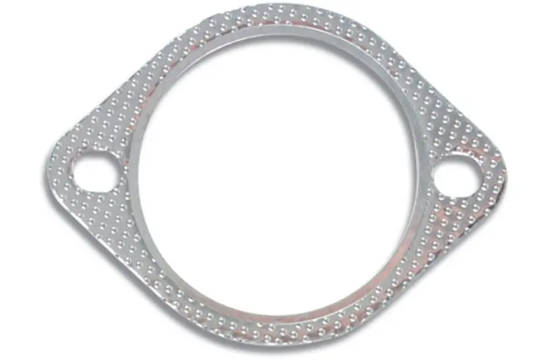 Vibrant High-Temp 2-Bolt Exhaust Gasket: 2-Inch Inner Diameter, Heavy-Duty Sealing 1