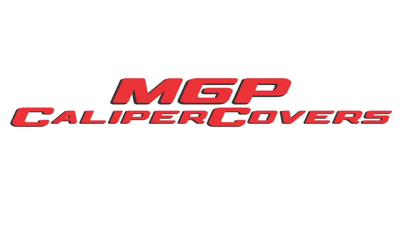 Mgp Engraved 4-Piston Caliper Covers – Red Finish With Silver Lettering For 2004 Honda Cr-V 2