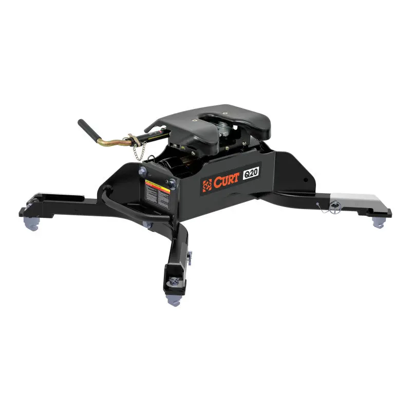 Curt Q20 5Th Wheel Hitch W/Ram Puck System Legs 1