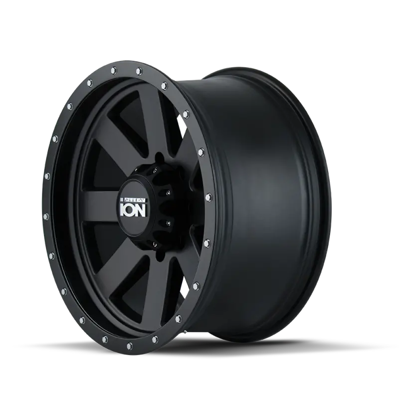 Ion Type 134 Matte Black Beadlock Wheel – 18X10, 5X150 Bolt Pattern, -19Mm Offset, 110Mm Hub Bore 1