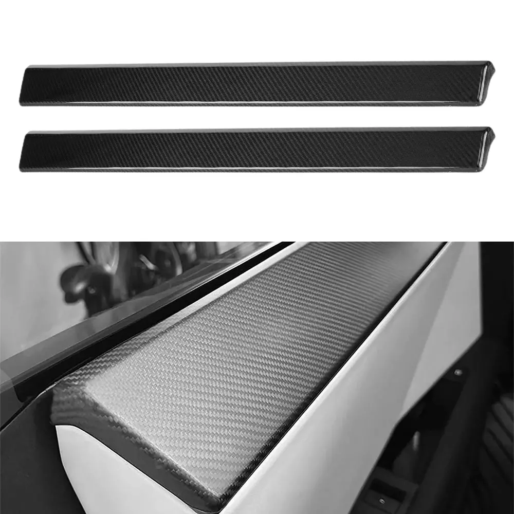 Cybertruck Carbon Fiber Door Panel Covers 4 Packs 1