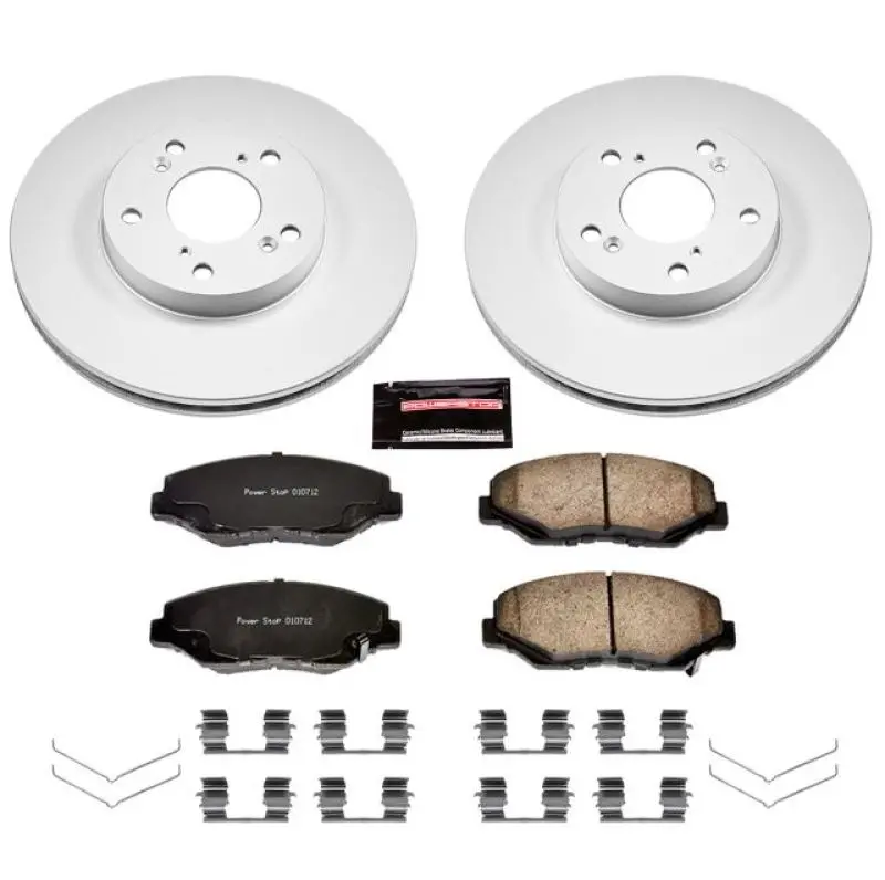 Power Stop 14-15 Acura Ilx Front Z17 Evolution Geomet Coated Brake Kit 1
