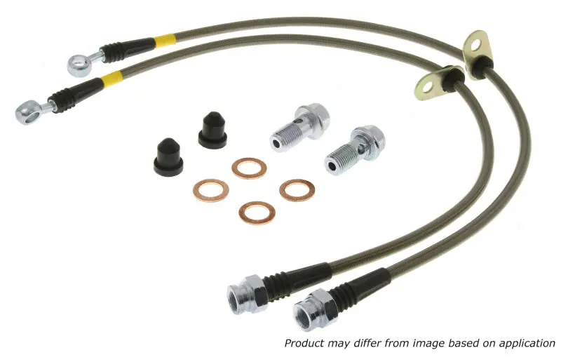 Stoptech Stainless Steel Rear Brake Lines For 1996 Audi S4 And 2006–2010 Lexus Is250/Is350 1