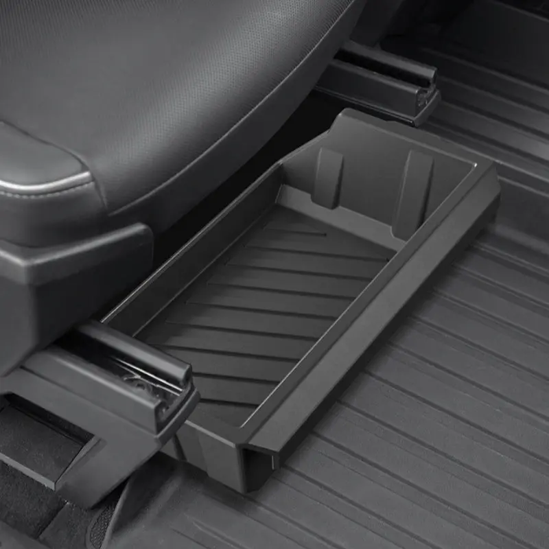 Drawer-Type Tpe Under-Seat Storage Box For Cybertruck 1
