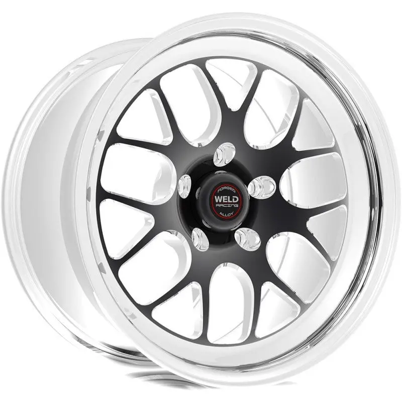 Weld S77 Cast Aluminum Wheel – 15X10.33", 5X135Mm Bolt Pattern, 5.5" Backspace, Medium Pad Black Finish 1