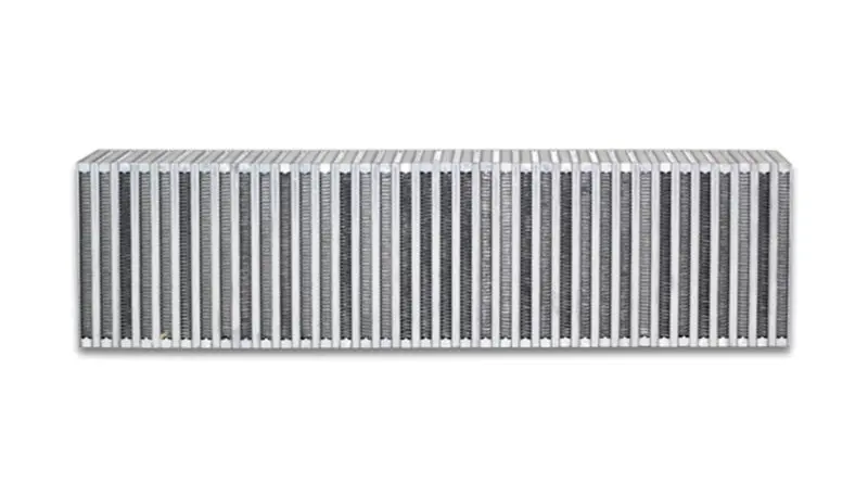 Vibrant Performance Vertical-Flow Intercooler Core — 24" W × 6" H × 3.5" Thickness 1