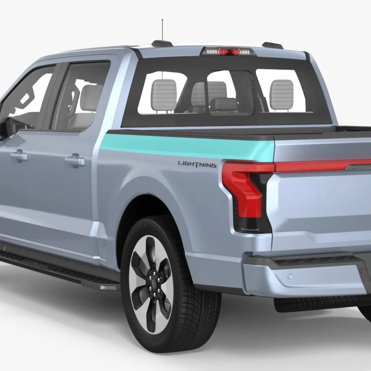 Truck Bed Side Strips Clear Protection Film (Ppf) For Ford F-150 Lightning 1