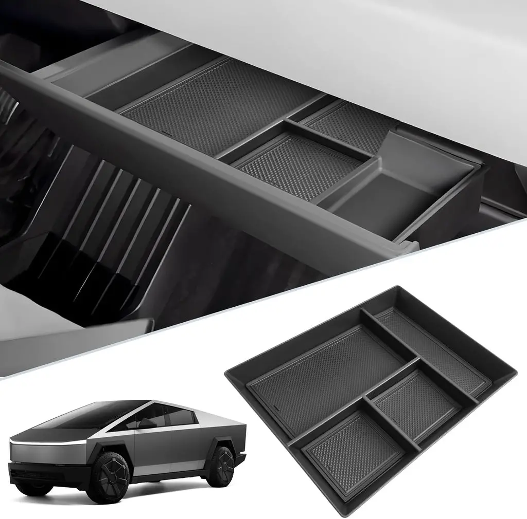 Glove Box Storage Box For Cybertruck 1