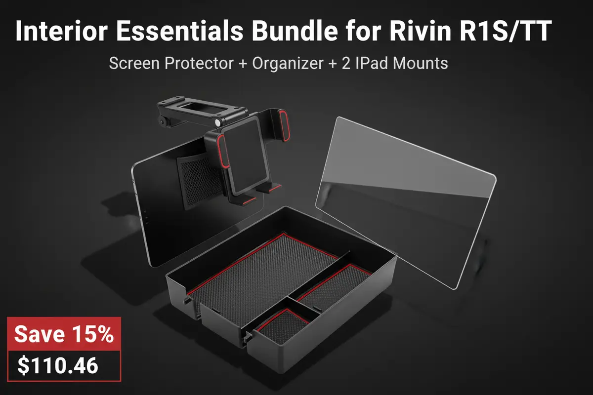 Interior Essentials Bundle For Rivian R1s And R1t 1