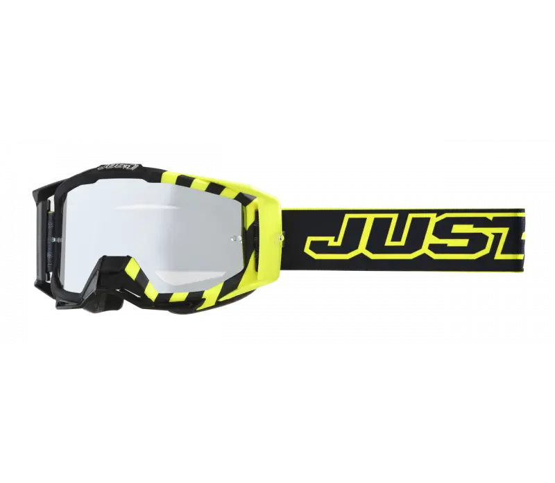 Just1 Racing Iris Stripe Yellow Goggles 1