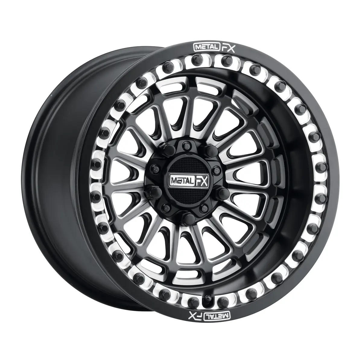 Delta R Beadlock | Satin Black Contrast Cut 1
