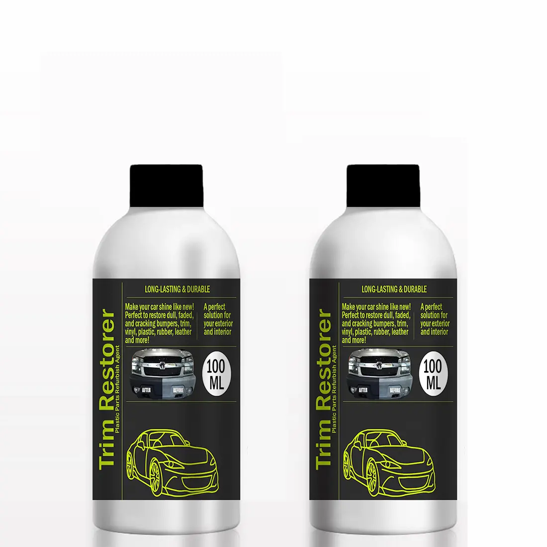 Plastic Restoring Agent | Special Nano Plastic Refresh Coating For Car & Bikes 1