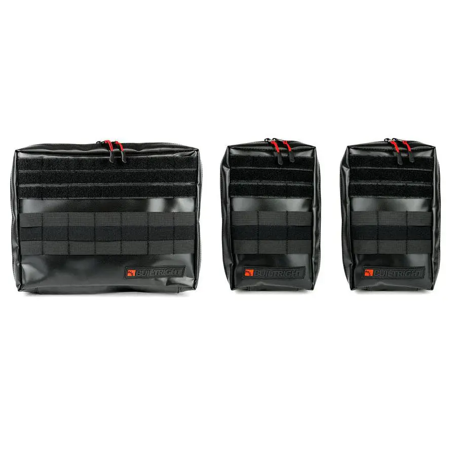 Builtright Industries Molle Pouch - 3 Piece Set 1