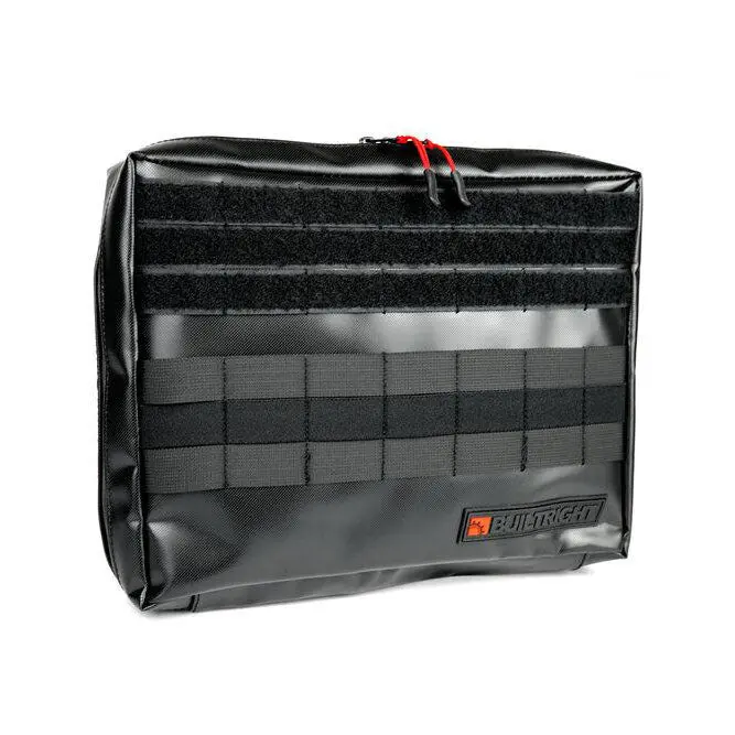 Builtright Industries Molle Pouch - Black | Large(13"X10") 1