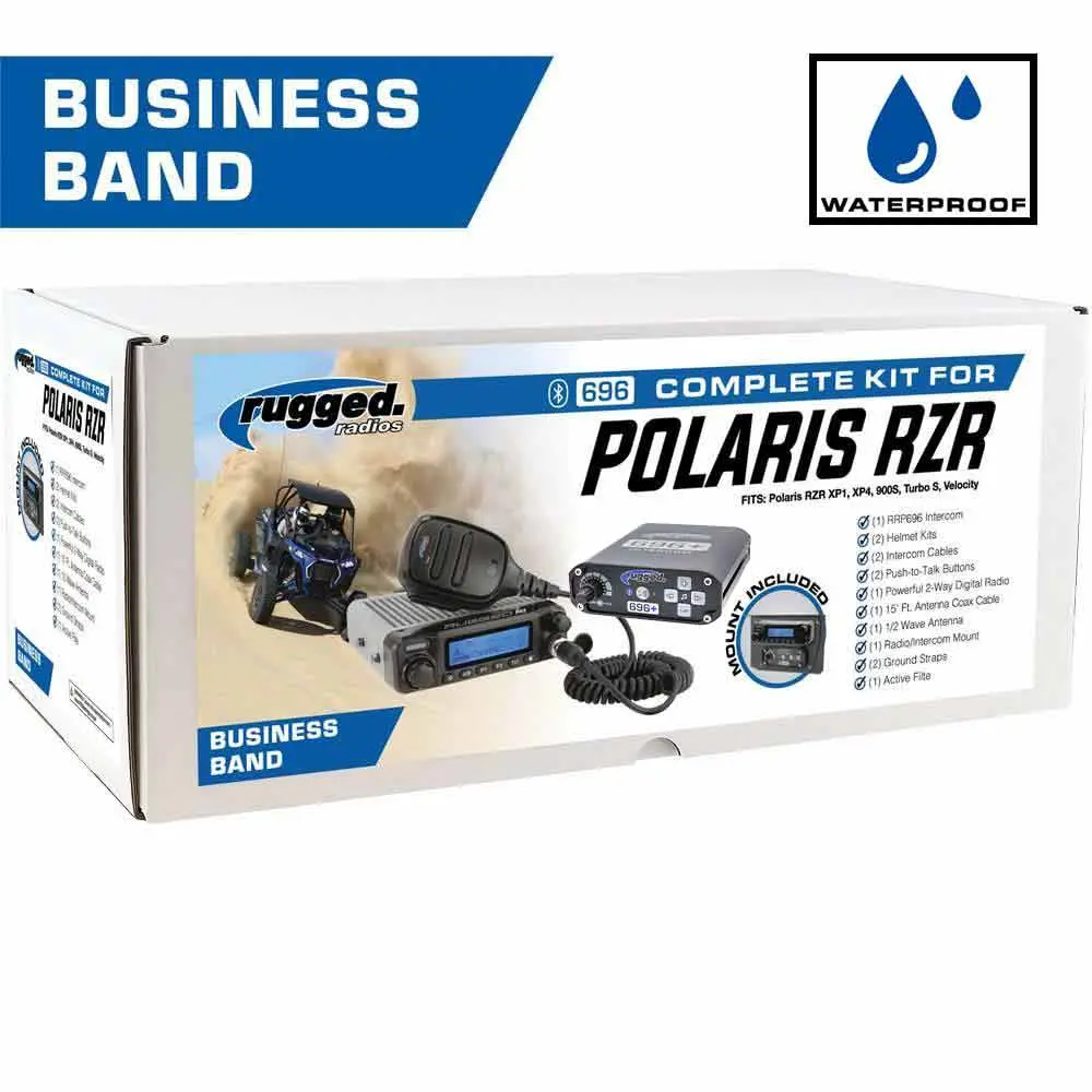 Rugged Radios Polaris Rzr Complete Utv Communication Kit 1
