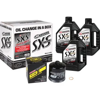 Maxima Sxs Synthetic Oil Change Kit - Polaris Turbo - 10W-50 1