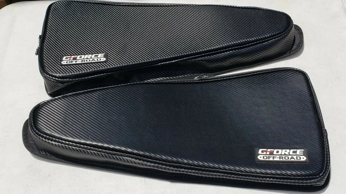 G-Force Off-Road Front Upper Door Bags For Polaris Rzr Xp 1000-Turbo S-Knee Pad 1