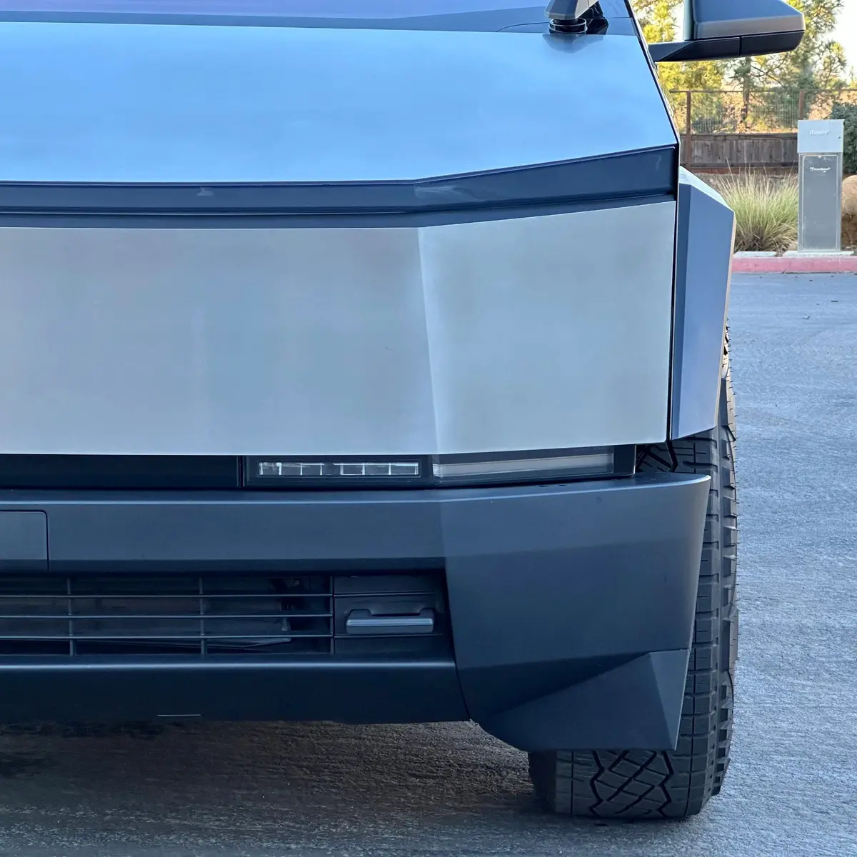 Lightbar Tint For Tesla Cybertruck - Smoked Headlamp 8Mil Ppf 1