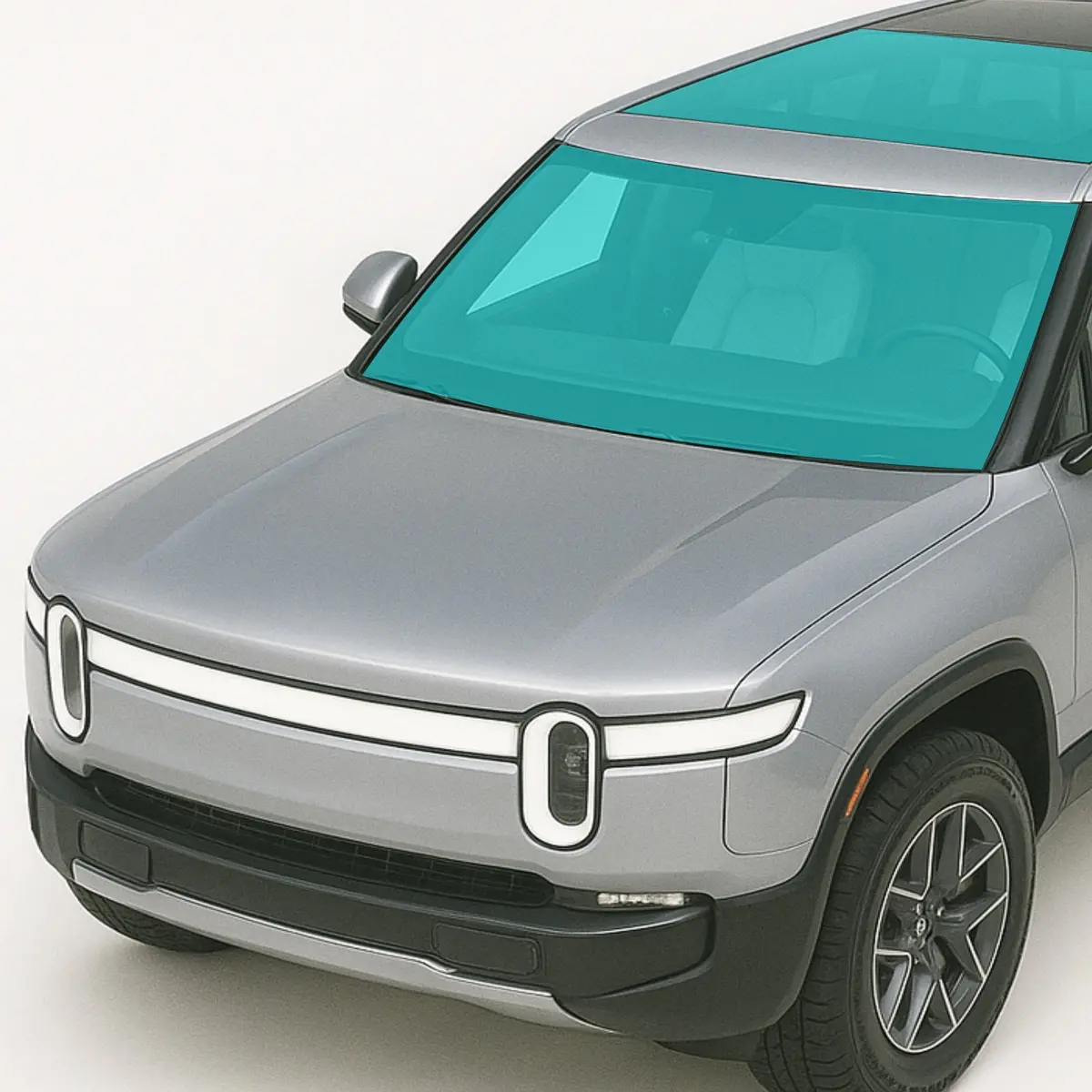 Windshield & Sunroof Protection Film | Rock Chips, Uv & Ir Defense For Rivian R1s & R1t 1