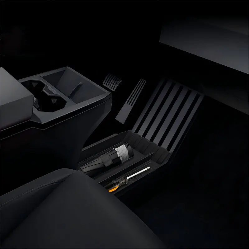 Under Center Console Storage Box For Cybertruck 1