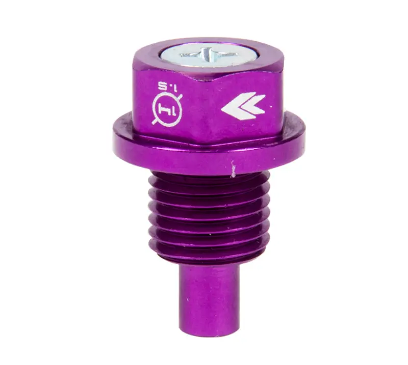 Nrg Magnetic Oil Drain Plug – M14X1.5, Purple Anodized, Fits Acura/Honda/Mazda/Mitsubishi 1