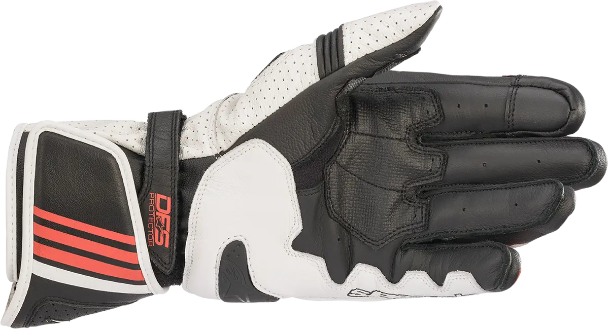 Alpinestars Gp Plus R V2 Racing Gloves – Black/White/Red, Size Large (Model 3556520-1304-L) 1