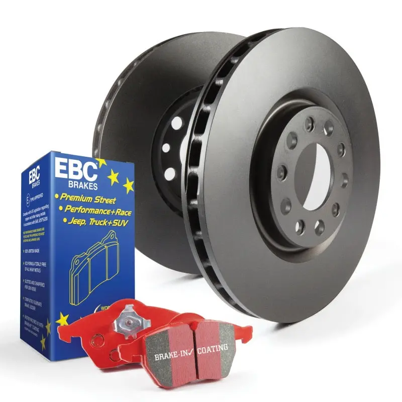Stage 12 High-Performance Brake Kit Featuring Ebc Redstuff Pads And Rk Sport Rotors 2