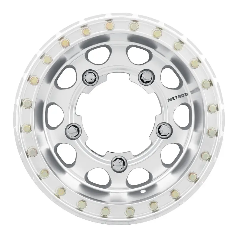 Method Mr103 Buggy Beadlock Wheel — 15X7, -25Mm Offset, 5X205 Bolt Pattern, 160Mm Centerbore, Raw Machined Finish 1