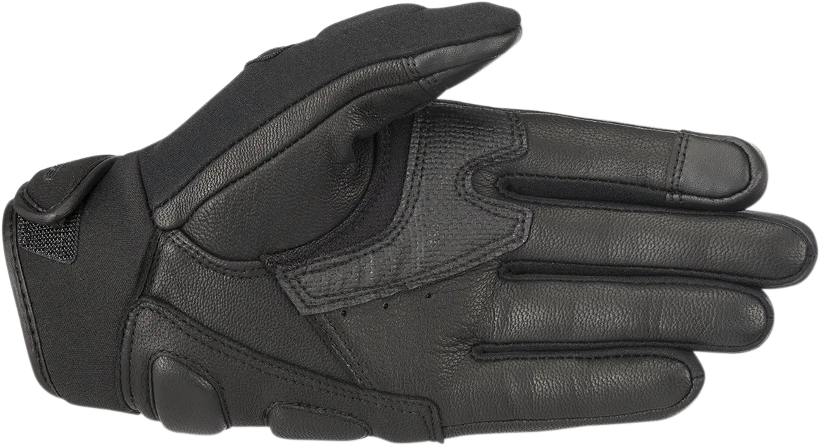 Alpinestars Faster Gloves – Black/Black, Size Small (Sku 3567618-1100-S) 1