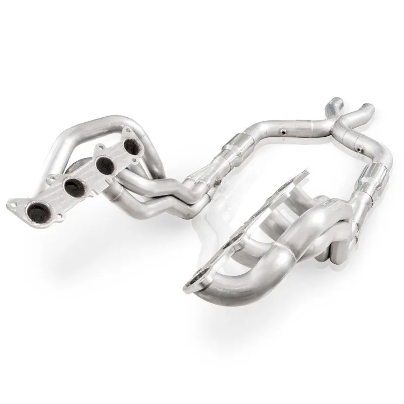 Stainless Power 2011-14 Mustang Gt Headers 1-7/8In Primaries High-Flow Cats 3In X-Pipe 2
