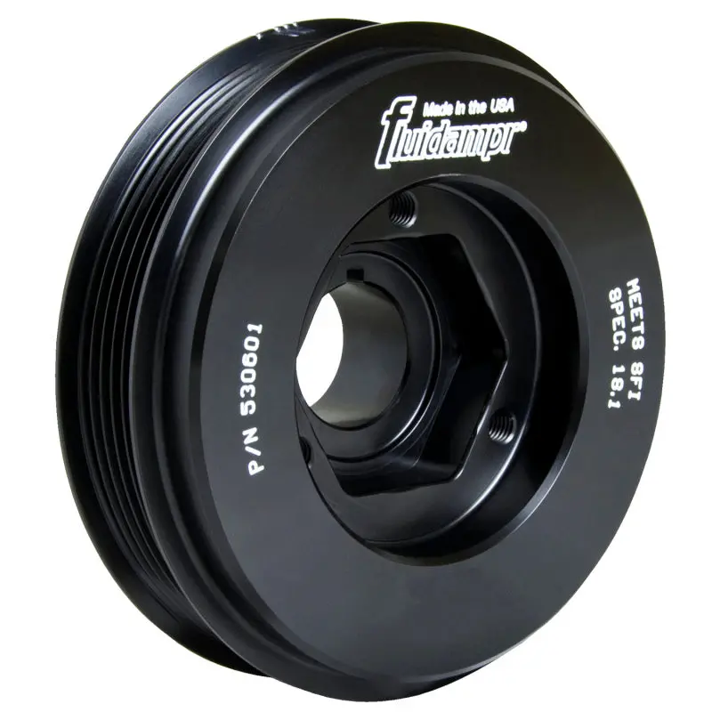 Fluidampr Internally Balanced Steel Crank Pulley Damper For 2000–2009 Honda S2000 (F20C/F22C) 1
