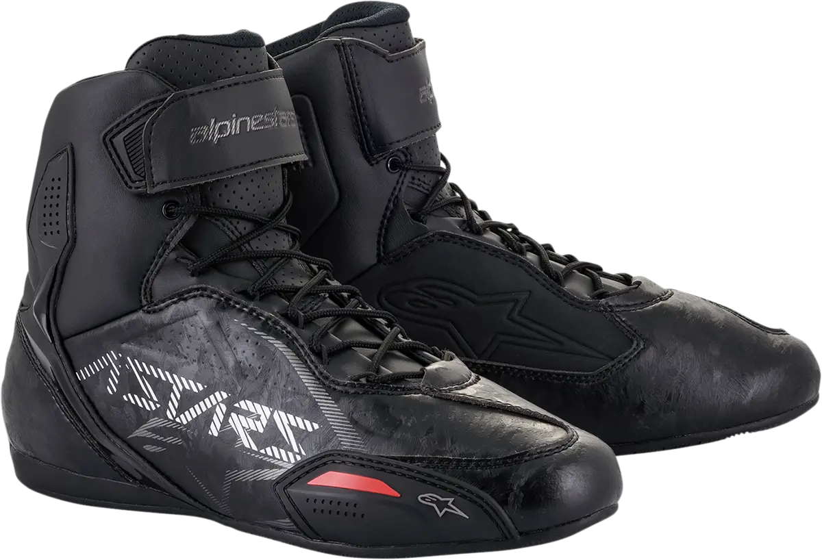 Alpinestars Faster-3 Racing Shoes – Black/Gunmetal, Us Size 10.5 (Sku 2510219-1101105) 1