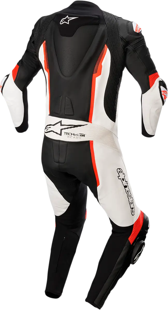 Alpinestars Missile V2 One-Piece Racing Suit — Black/White/Fluorescent Red, Us Size 50 (Eu 60) 1