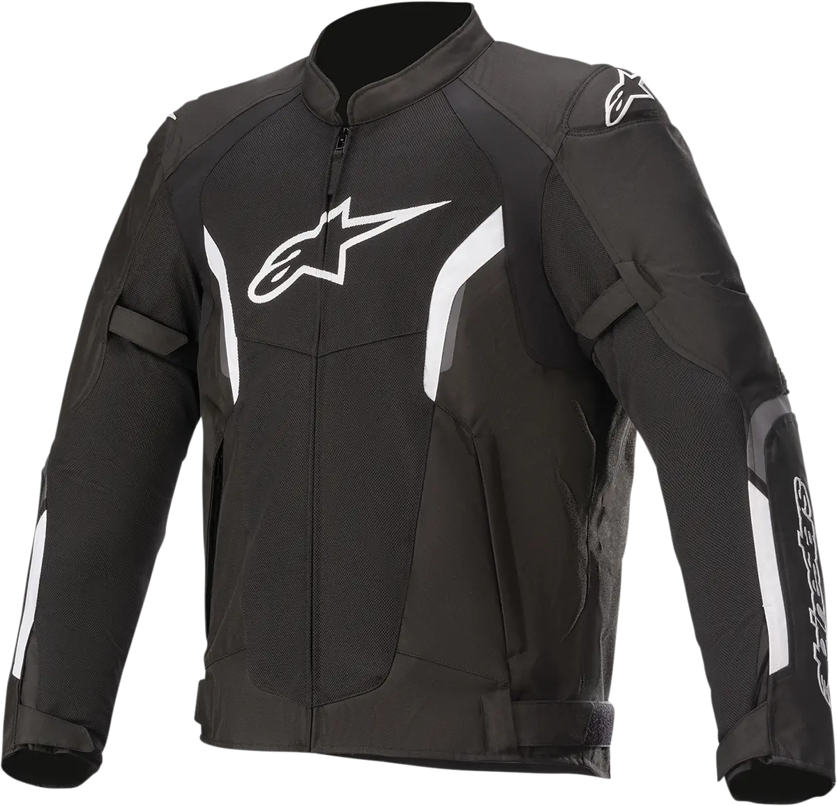 Alpinestars Ast Air V2 Motorcycle Jacket – Black/White Colorway, Size 3Xl 1