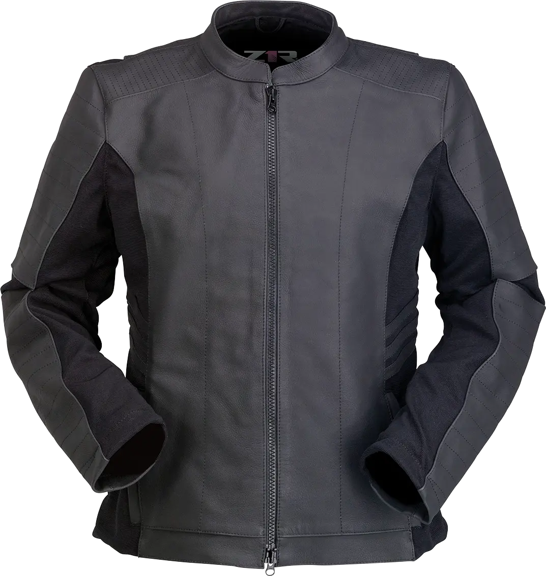 Z1R Bellona Women’S Leather Motorcycle Jacket — Matte Black, Size 3W (Model 2813-1024) 1