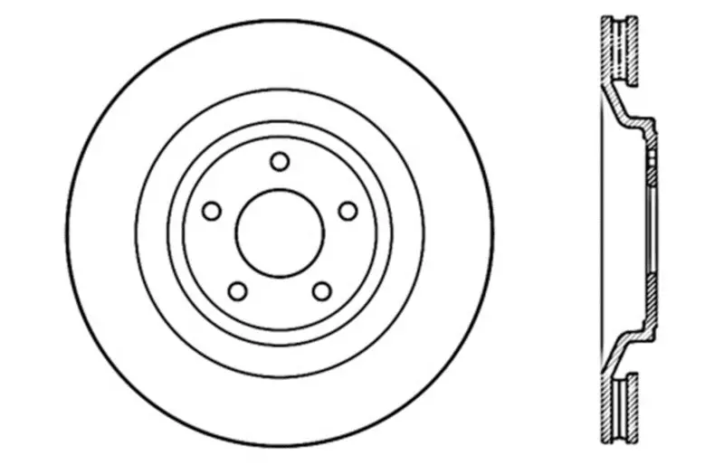 Stoptech Sport Slotted & Drilled Brake Rotors – Performance Replacement Set 1