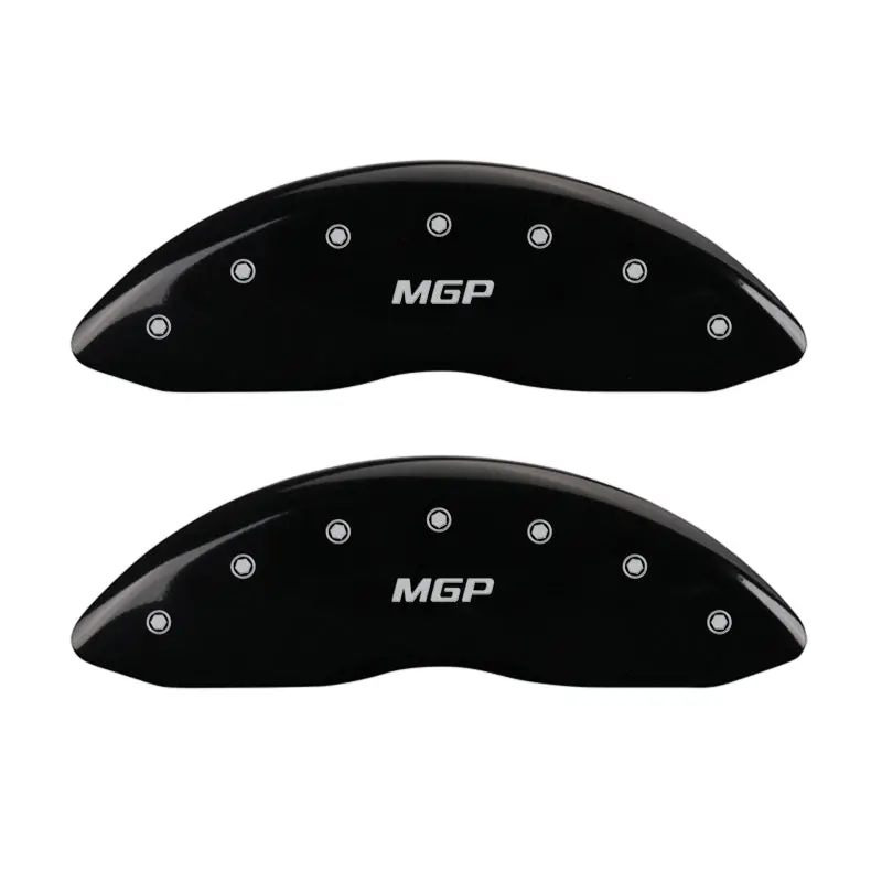 Mgp Engraved Front And Rear Brake Caliper Covers – Black Finish With Silver Accent 1