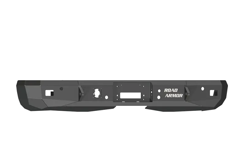 Road Armor Stealth Rear Winch Bumper – Textured Black Finish For 2008–2010 Chevy/Gmc 2500 Series 1