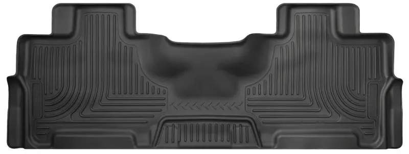 Husky Liners Weatherbeater Floor Liner – Second Row, Black, Fits 2015 Ford Expedition & Lincoln Navigator 1