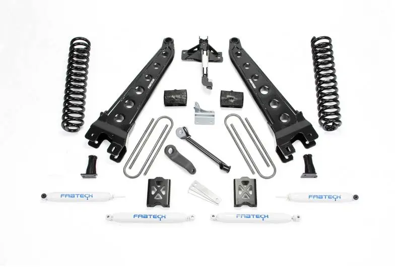 Fabtech 6-Inch Radius Arm Lift System With Performance Shocks For 2005–2007 Ford F-350 4Wd 1