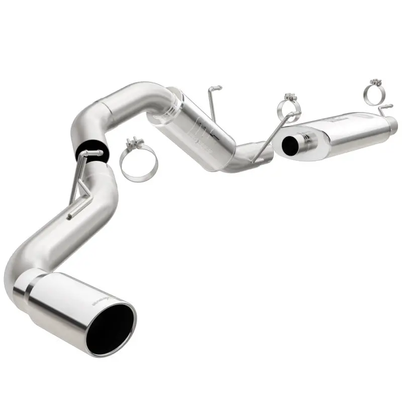 Magnaflow Cat-Back Exhaust System – Stainless Steel, 4-Inch Diameter, Side-Exit, For 2014–2015 Ram 2500 6.4L V8 (Crew Cab / Mega Cab) 1