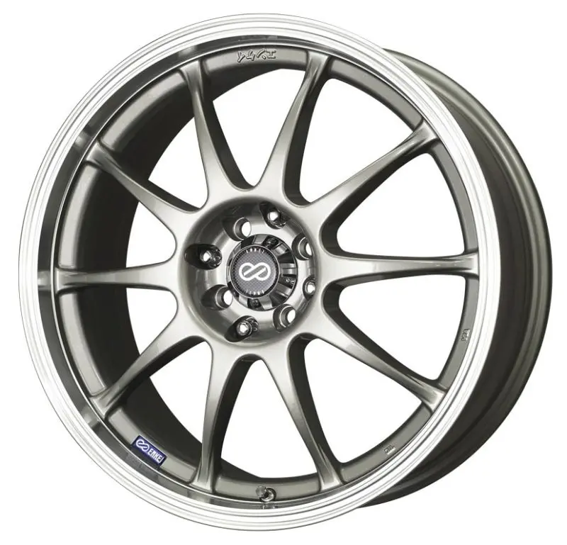 Enkei J10 Alloy Wheel – 16X7, Dual Bolt Pattern (5X100/114.3), 38Mm Offset, 72.62Mm Center Bore, Silver Paint 1