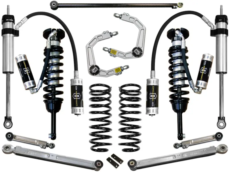Icon Stage 6 Suspension System For 2003–2009 Toyota 4Runner & Fj Cruiser — 0–3.5-Inch Lift With Billet Upper Control Arms 1